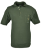 Hubertus Polo shirt met geborduurde eend op borstzak