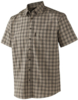 Seeland Burley Shirt SS Brindle green overhemd korte mouw maat M