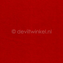 Wolvilt Rood (507) 20x90 cm