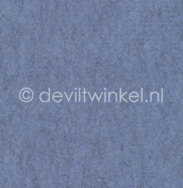 Wolvilt Gemêleerd Blauw (036) 45x90 cm