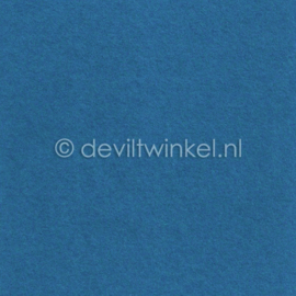 Wolvilt Middenblauw (601) 20x30 cm.