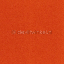 Wolvilt 3 mm, Oranje, 22x30 cm
