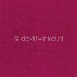 Wolvilt Framboos roze - 20x90 cm