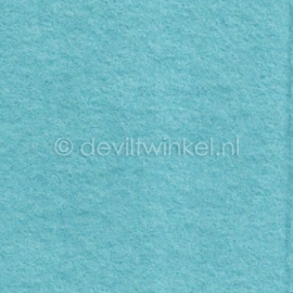 Wolvilt Ijsblauw - 20x90 cm