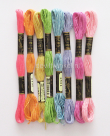 Borduurgaren Regenboog pastel