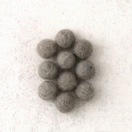 Wolkralen: Grijs - 10 mm - per 10 stuks