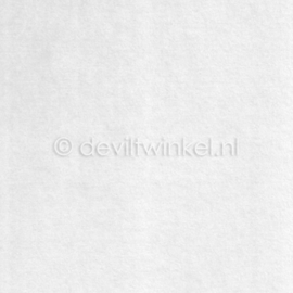 Wolvilt 3 mm, Wit, 22x30 cm