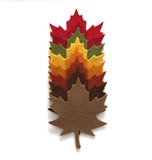 Wolvilt Herfstbladeren (2)