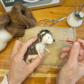 Ollie de Egel - DIY Naaldvilt pakket - The wool family