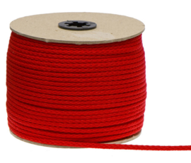 Katoenen Koord, Rood, 5 mm