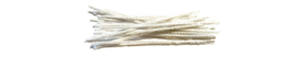 Pijpenragers, 17,8 cm, 50 stuks, Ecru