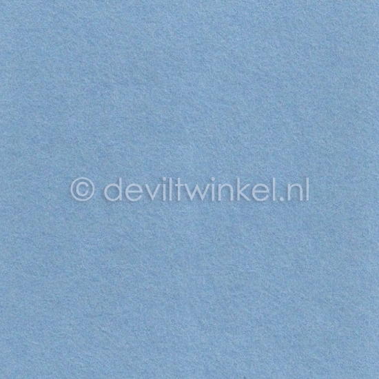 Wolvilt Licht Blauw (612) 20x30 cm.