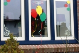 Raamdecoratie Ballon