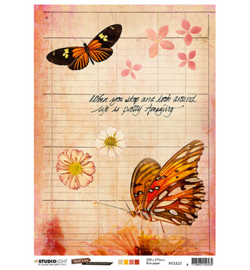 JL Rice Paper Butterfly Collection nr.22