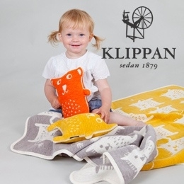 Klippan Knuffel Little Bear geel  per set van 2