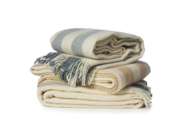 Zweedse wol Gotland vertical stripe
