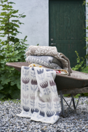 Woondeken eco lamswol Tulip grey