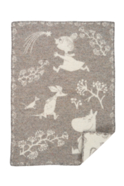 Moomin Winterland - wiegdeken gereceyclede wol