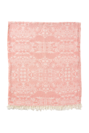Katoenen deken/plaid Clover
