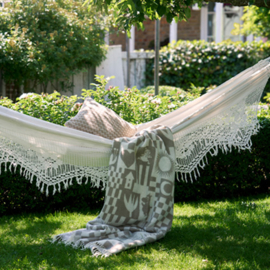 Eco wollen woondeken Moomin Play 80 years taupe