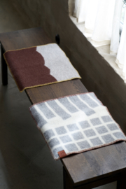 Seat pad Sankt Petri Floor Fasad - dark brick/light grey