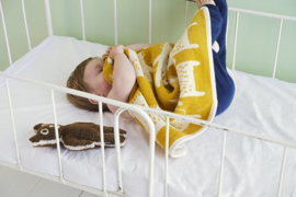 Little Me - wiegdeken katoen, 4 kleuren