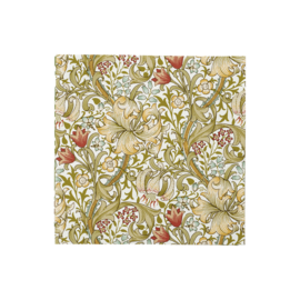 Paper napkin Golden Lily, 12 pakjes met 20 servetten