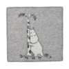 Seat pad Moomin tree hug grey -100% lamswol