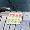 Seat pad Tulip multi-100% lamswol