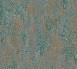 GROEN BRUIN ROEST BEHANG - AS Creation TRENDWALL 2 326512