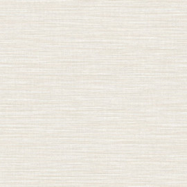 LICHT BEIGE GRIJS RAFFIA STREEP BEHANG - Caselio WARA  69581000