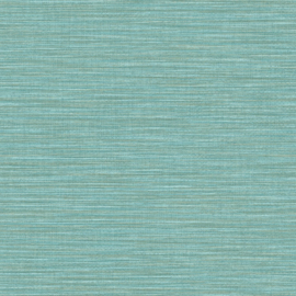 TURQUOISE RAFFIA STREEP BEHANG - Caselio WARA 69586510