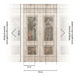 BOS IN WANDPANEEL FOTOBEHANG - A.S. Création Wallpanel