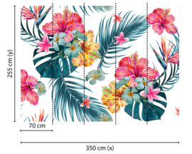 TROPISCHE BLOEMEN FOTOBEHANG - AS Creation DesignWalls DD118568
