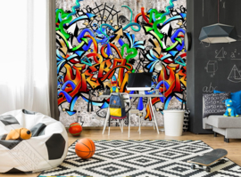 GRAFFITI FOTOBEHANG - KidsWalls Thomas INK7101