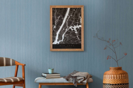 BLAUW ZILVEREN STREPEN BEHANG - AS Creation The Battle of Style 388192