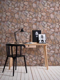3D NATUURSTEEN BEHANG - AS Création Best of Wood'n Stone 9273-16