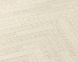 HOUTMOTIEF VISGRAAT BEHANG - Beige Creme - AS Creation Versace 4
