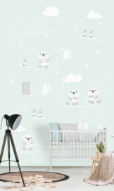 ARTIC MINT FOTOBEHANG - Kidswalls Kay & Liv INK7038