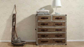 CREME GRIJZE RUWE MUUR BEHANG - AS Creation Best of Wood'n Stone 2 30668-2