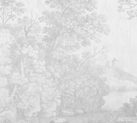 Fotobehang WOODLAND (M) - Vanilla Lime Wallpaper Mural 014172