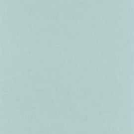 LICHT TURQUOISE LINNENLOOK BEHANG - Caselio Linen 68526899