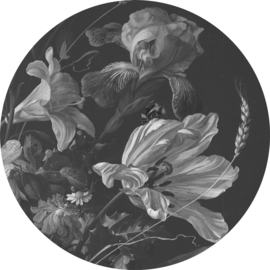 Behangcirkel Golden Age Flowers "Jan Davidsz de Heem (1670)" - KEK Amsterdam Wonderwalls CK-010