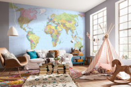 WORLD MAP FOTOBEHANG - Komar XXL4-038