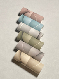 BEIGE GROEN SIERLIJST BEHANGRAND - Noordwand Shades Iconic 34491