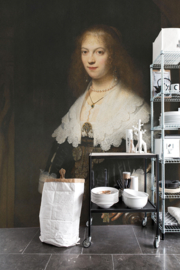 PORTRAIT OF A WOMAN 8029 FOTOBEHANG - Dutch Painted Memories