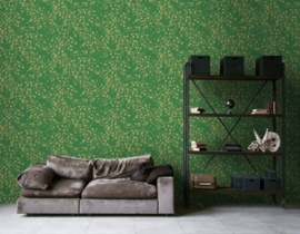 KLASSIEK BLOEMETJES BEHANG - Groen Geel - AS Creation Versace 4