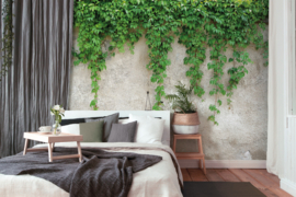 BETONMUUR MET KLIMPLANT FOTOBEHANG - AS Creation DesignWalls DD118712
