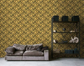 TRADITIONEEL KLASSIEK BEHANG - Zwart Goud - AS Creation Versace 4