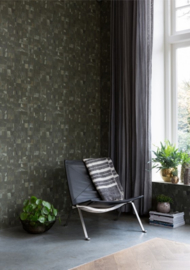 GROENE MARMERBLOKKEN BEHANG - Rasch Textil ABACA 229331